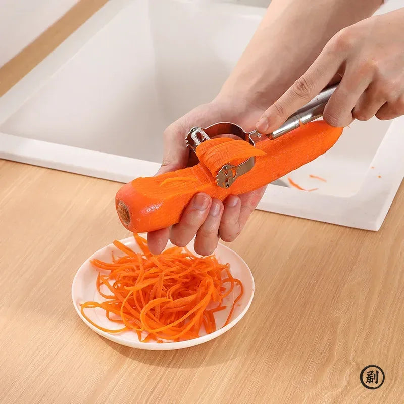 High Quality Stainless Steel Potato Cucumber Carrot Grater Julienne Peeler Vegetables Fruit Peeler Vegetable Slicer
